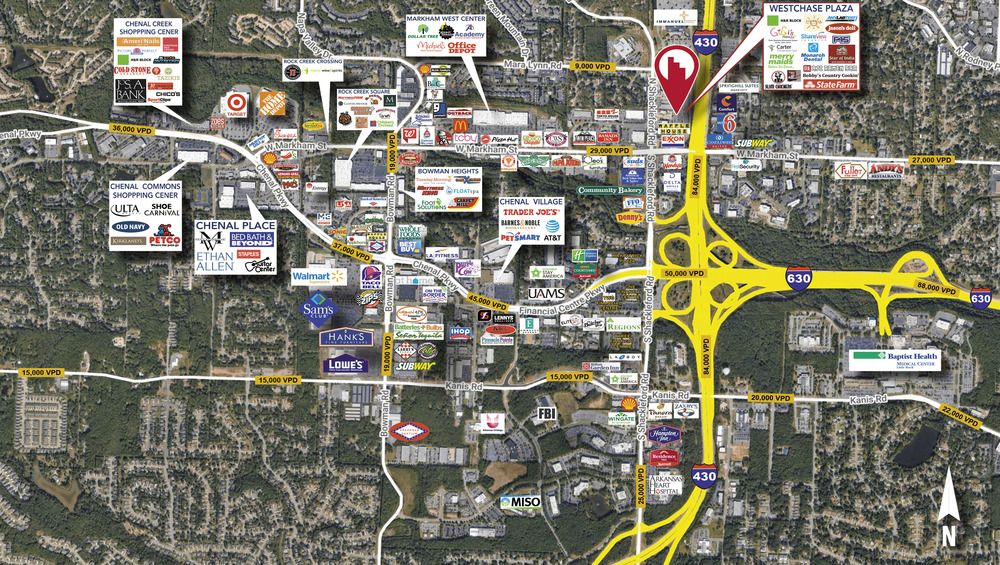 Westchase Plaza: 301 N Shackleford Rd, Little Rock, AR 72211